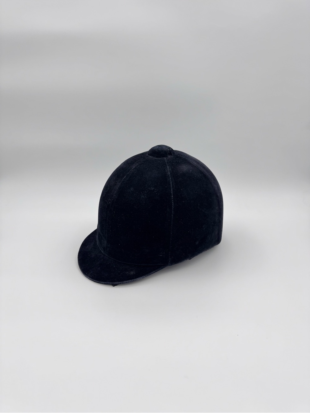 Black Velvet Riding Cap